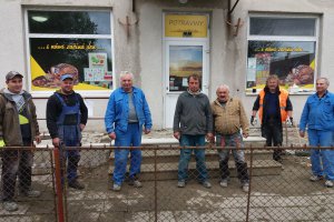 Nové schodiště obchůdku 17.5.2021